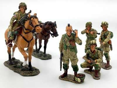 Lot 588 - King & Country D. Day '44 - DD46 Paratroopers...