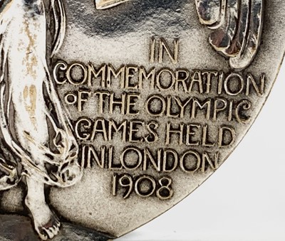 Lot 454 - A London 1908 Summer Olympics silver plated...