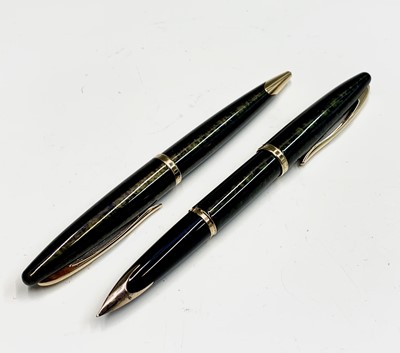 Lot 1136 - A blue Waterman Phileas fountain pen and...