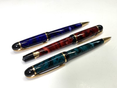 Lot 1141 - Two Waterman Phileas ballpoint pens and a...