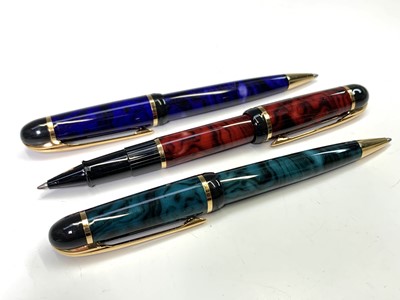 Lot 1141 - Two Waterman Phileas ballpoint pens and a...