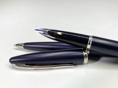 Lot 1144 - A Waterman Careine mat black fountain pen with...