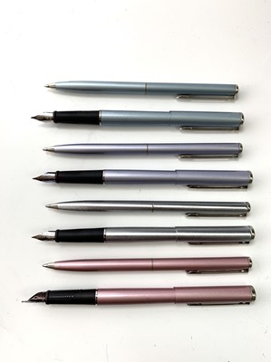 Lot 1162 - Four Scheaffer Agio fountain pen and ballpoint...