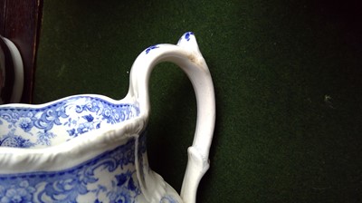 Lot 1138 - Five Cambrian pottery Swansea jugs, variously...