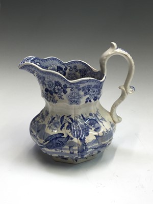 Lot 1138 - Five Cambrian pottery Swansea jugs, variously...