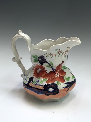 Lot 1138 - Five Cambrian pottery Swansea jugs, variously...