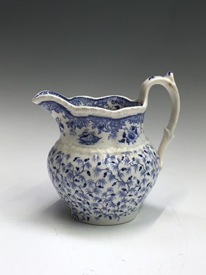 Lot 1138 - Five Cambrian pottery Swansea jugs, variously...