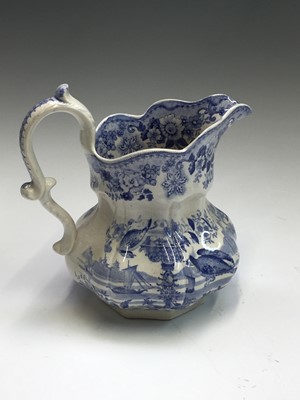 Lot 1138 - Five Cambrian pottery Swansea jugs, variously...