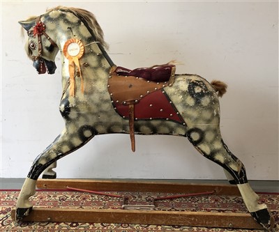 Lot 55 - A 20th century carved and painted wooden...