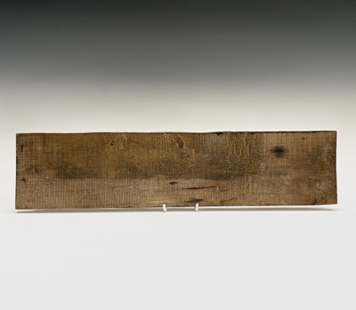 Lot 102 - A carved oak rectangular panel, 19th century,...