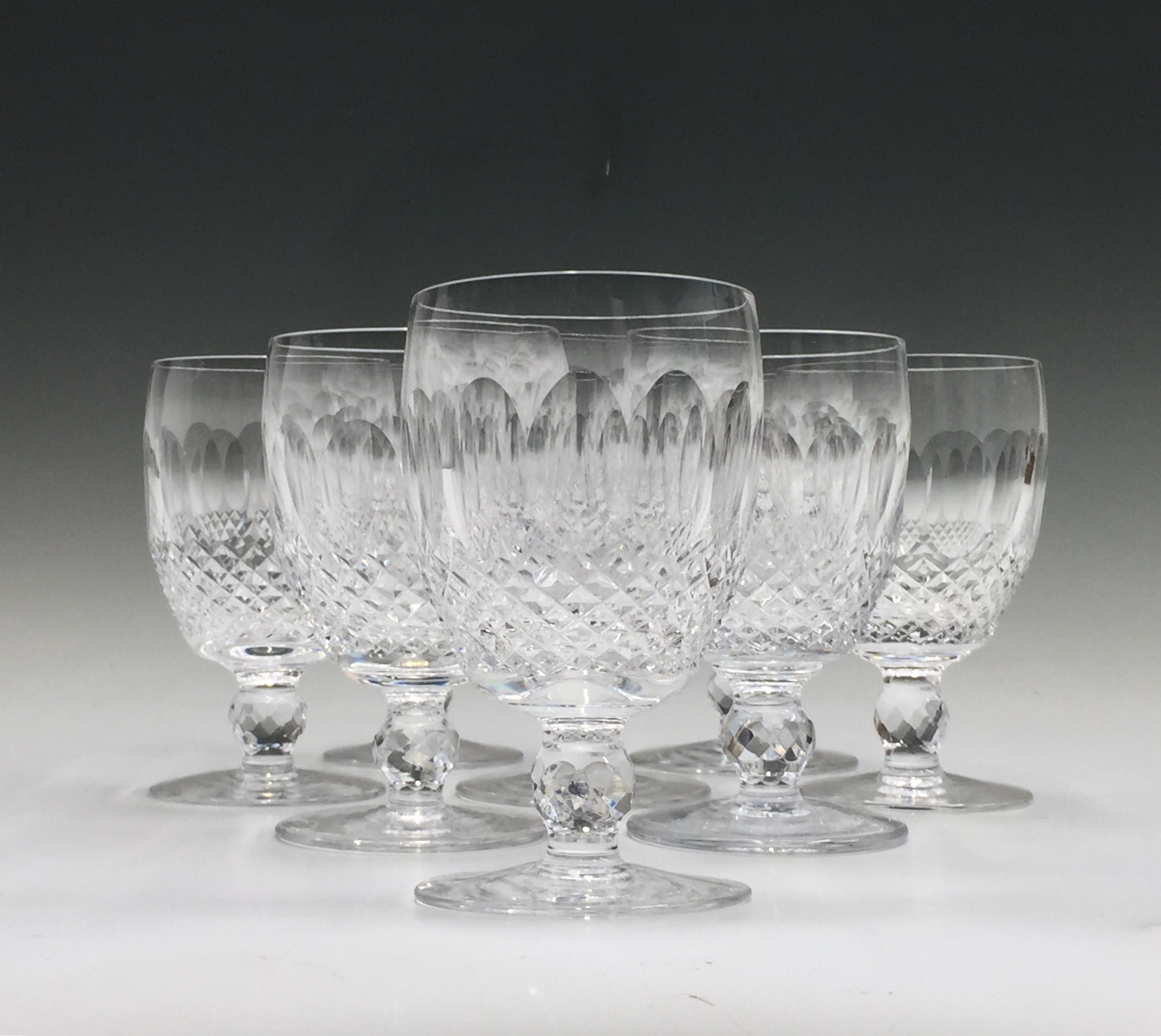 Lot 1143 A set of eight Waterford crystal 'Colleen'