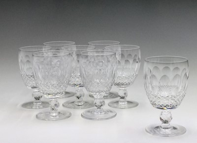 Lot 1143 - A set of eight Waterford crystal 'Colleen'...