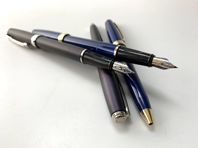 Lot 1172 - A blue Scheaffer Prelude fountain pen and...