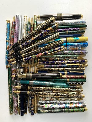 Lot 1173 - A large collection of fountain and ballpoint...