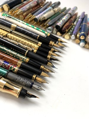 Lot 1175 - A large collection of fountain and ballpoint...