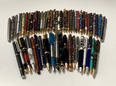 Lot 1176 - A large collection of fountain and ballpoint...