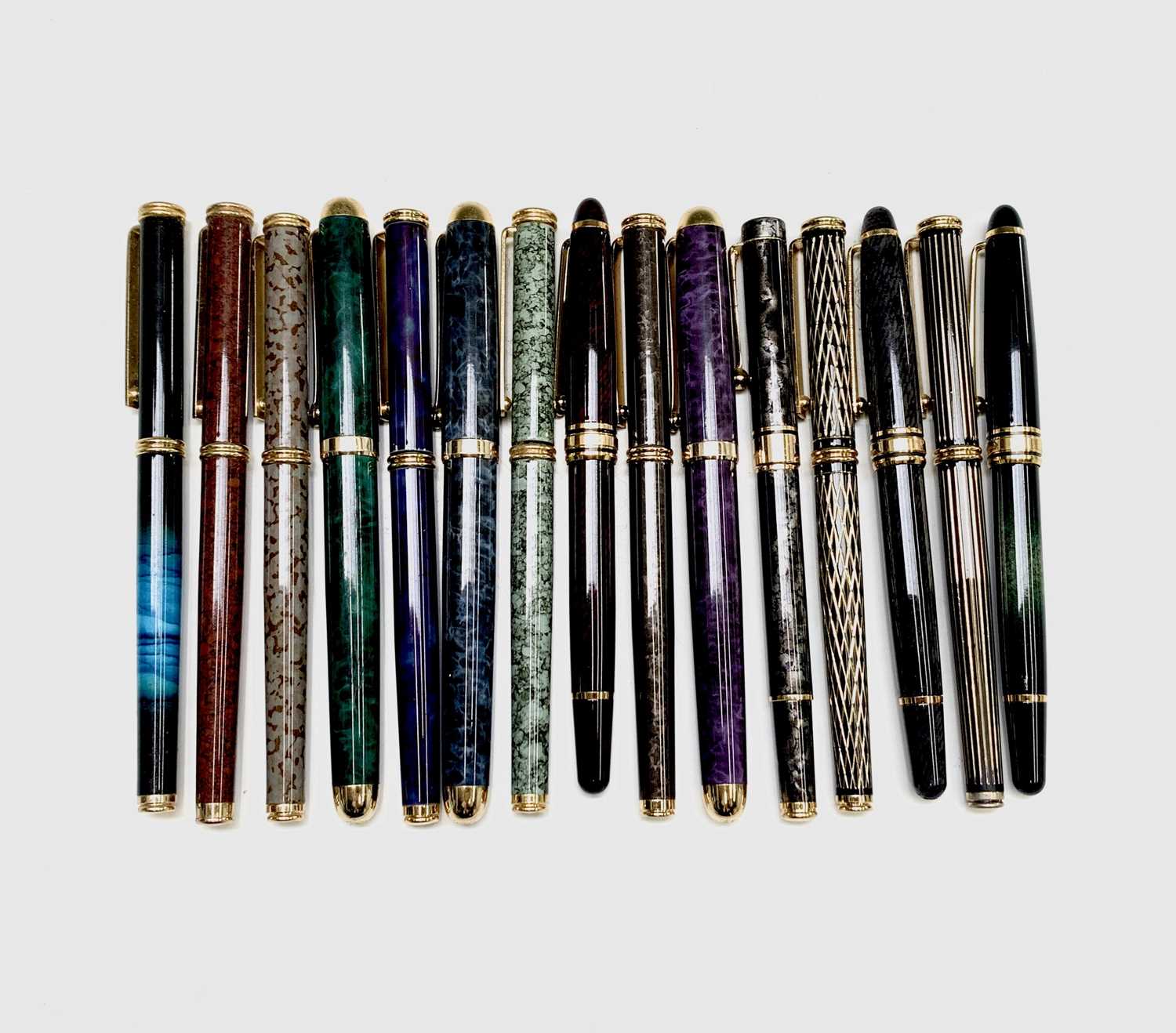 Lot 1182 - 15 L'Plume rollerball or fibre tip pens