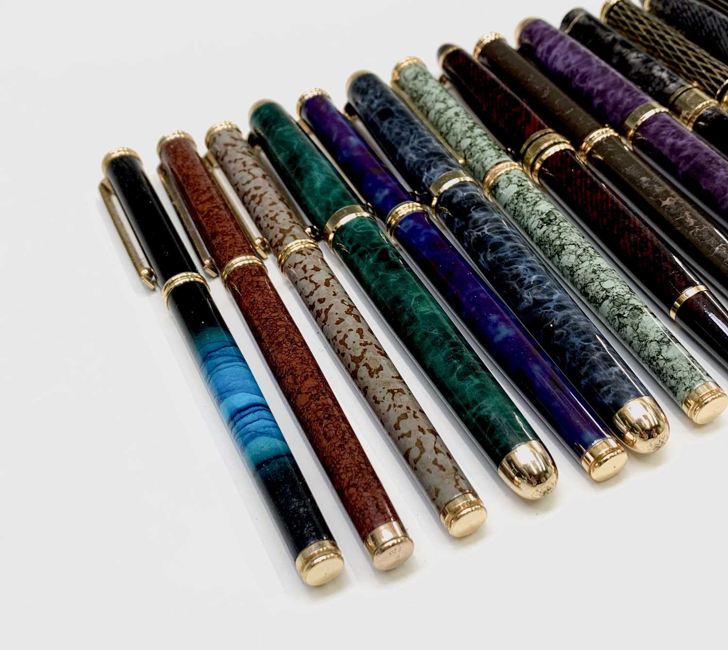 Lot 1182 - 15 L'Plume rollerball or fibre tip pens