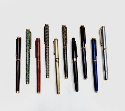 Lot 1183 - 10 L'Plume fountain pens