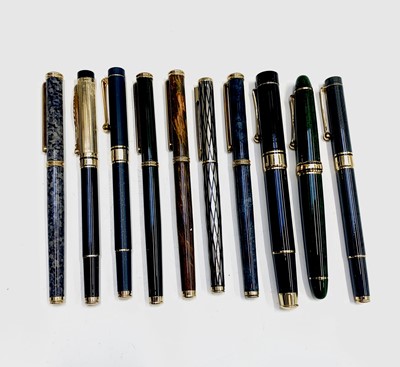 Lot 1184 - 10 L'Plume fountain pens