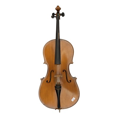 Lot 117 - A 20th century three-quarter size cello,...