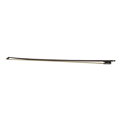 Lot 119 - A nickel mounted violin bow, unstamped.