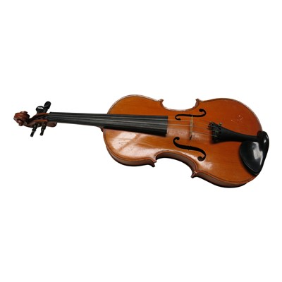 Lot 123 - A 20th century full size violin, no internal...