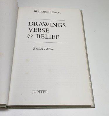 Lot 1308 - 'Bernard Leach - Drawings, Verse and Belief' A...