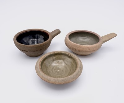 Lot 1005 - Three small Leach Pottery standard ware pieces.