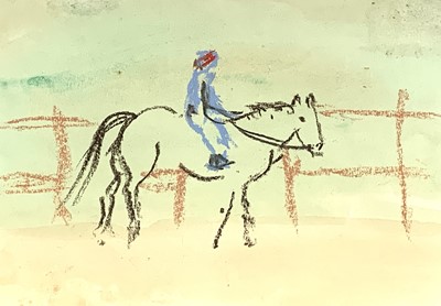 Lot 264 - Charles HOWARD (1922) Horseride Watercolour...