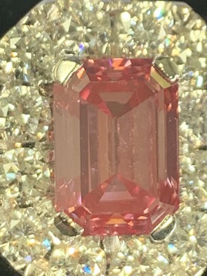 Lot 144 - A rare and valuable 3.16ct pink diamond ring,...