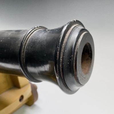 Lot 7 - A cast iron signal cannon, 20th century,...