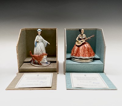 Lot 867 - Two limited edition Royal Worcester figures...