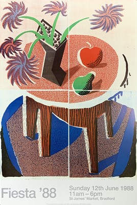 Lot 1183 - David HOCKNEY (1937) 'Fiesta 88' Exhibition...