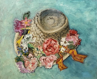Lot 331 - Heather BRAY The Folksingers Hat Oil on canvas...