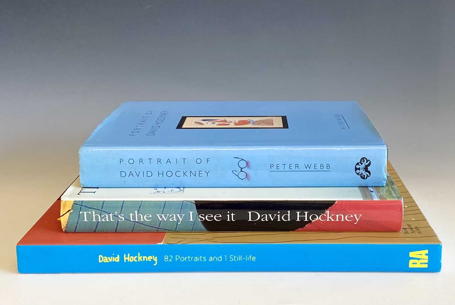 Lot 1312 - Three David Hockney Books - 'Portrait of David...