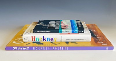 Lot 1339 - Three David Hockney books - 'Off The Wall,...