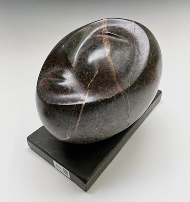 Lot 101 - Max BARRETT (1937-1988) Stone Head Carved...