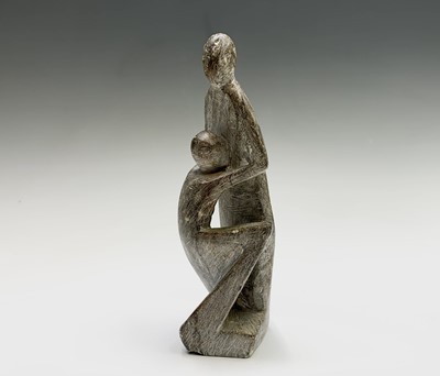 Lot 107 - Sven BERLIN (1911-1999) Figure Group Carved...