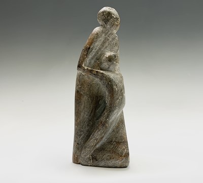 Lot 107 - Sven BERLIN (1911-1999) Figure Group Carved...