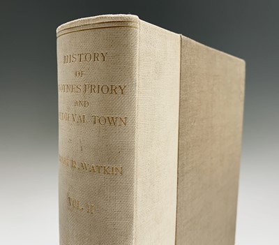 Lot 1292 - HUGH R. WATKIN. 'History of Totnes Priory and...