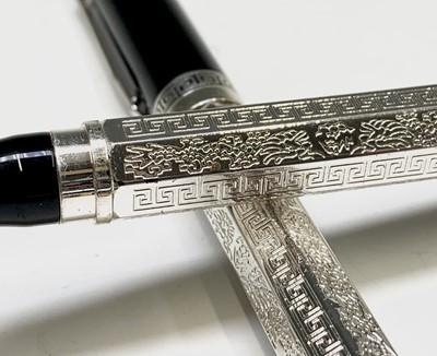 Lot 1202 - A Buckingham Palace fountain pen and matching...