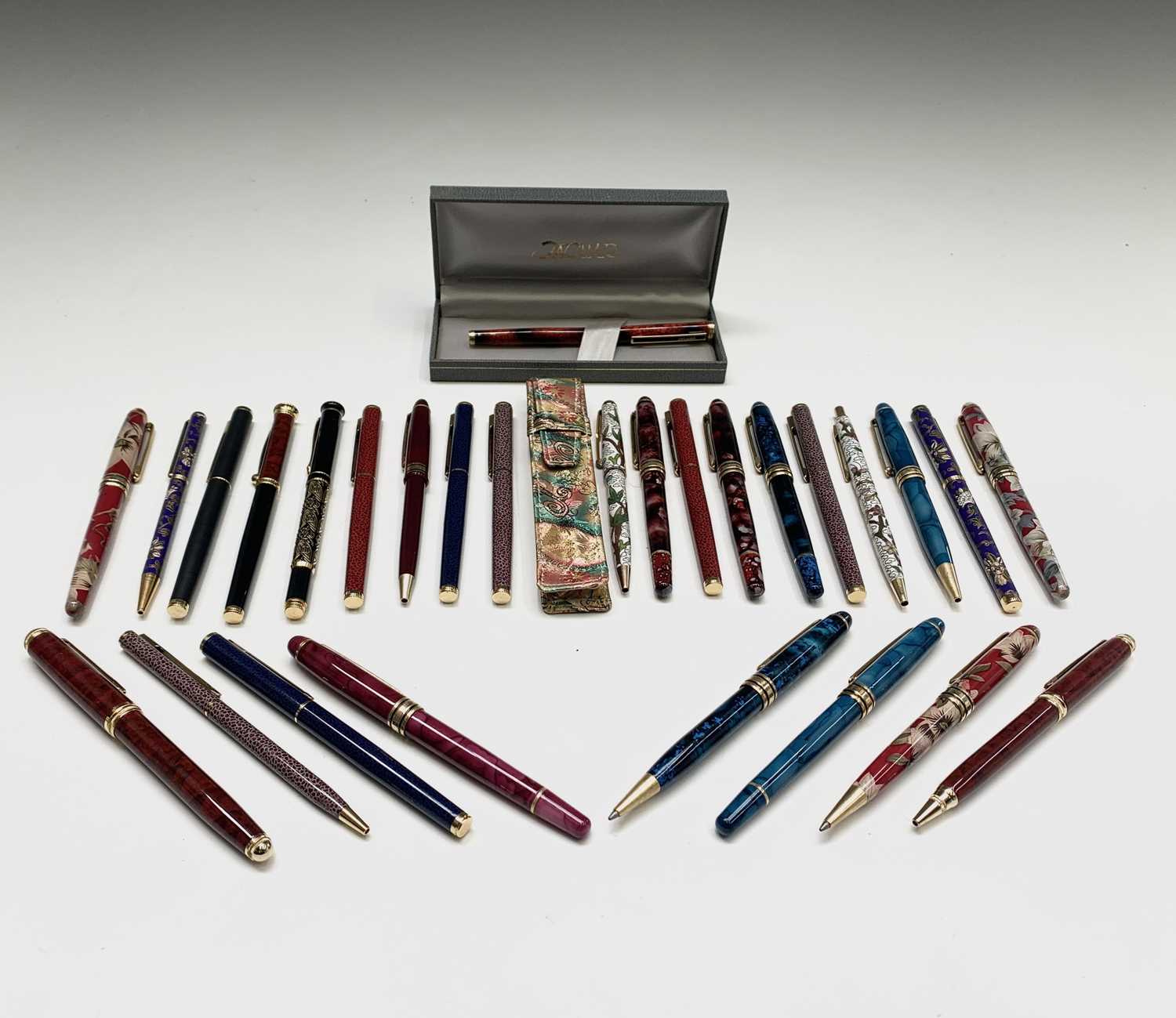 Lot 1203 - Thirty 'luxury' pens including Pierre Farber