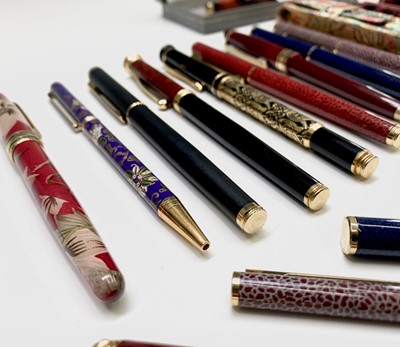 Lot 1203 - Thirty 'luxury' pens including Pierre Farber