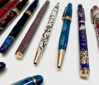 Lot 1203 - Thirty 'luxury' pens including Pierre Farber