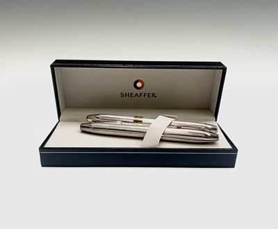 Lot 1209 - A Sheaffer sterling silver Barlycorn Legacy...