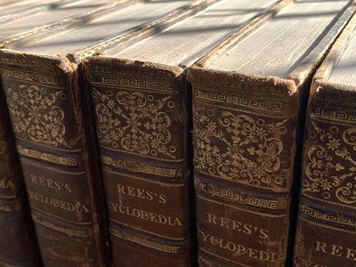 Lot 1296 - BINDINGS. 'Rees's Cyclopedia'. Large...