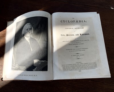 Lot 1296 - BINDINGS. 'Rees's Cyclopedia'. Large...