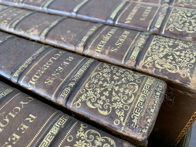 Lot 1296 - BINDINGS. 'Rees's Cyclopedia'. Large...