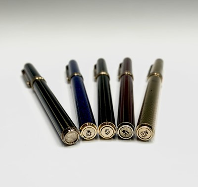 Lot 1221 - Eleven Colibri pens including four fountain pens